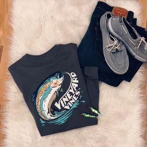 Men’s Vineyard Vines Fishing Bass T-Shirt
